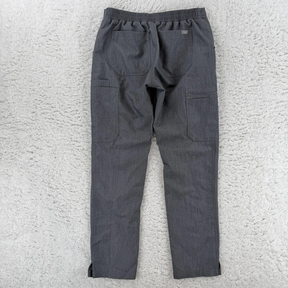 FIGS Technical Collection Pants‎ Womens XS Gray Cargo Scrub Twill Stretch